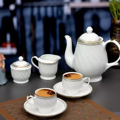 Gold tea set